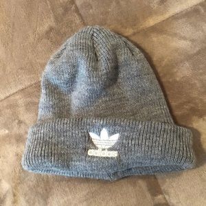 Grey adidas beanie